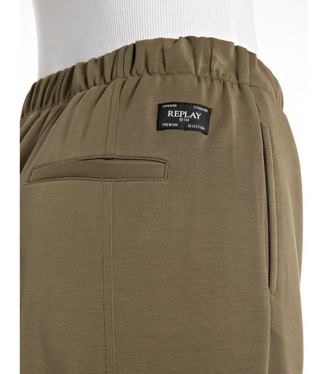 ストレッチジャージーワイドパンツ 詳細画像 グリーン 6